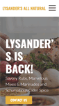 Mobile Screenshot of lysanders.com